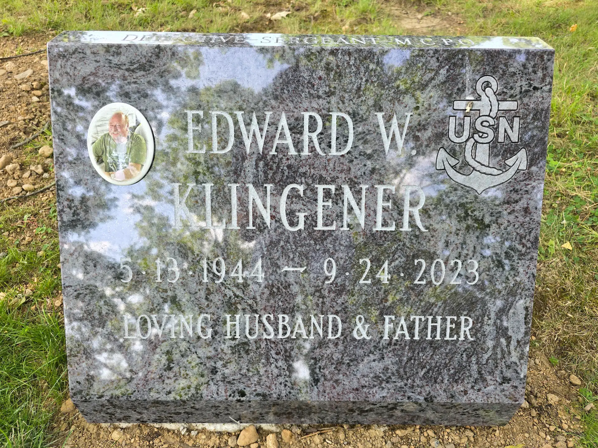 granite Christian Headstone hand-carved by Christian Memorials in NJ — image 8